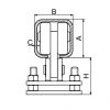 Liugvärava rullik W-04/M; polüamiid; reguleeritav ja kiigel; siinile 70*70/4mm; 400kg/avale 3-5m - Image 2