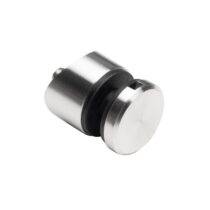 Punktkinnitus klaasile d=30mm; kinnitus 42,4mm profiilile; keere M8, AISI 304, Satiin