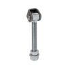 Polthing M18*180mm; keere L=130mm; reguleeritav; tsink, kandevõime: 80kg (2 hinge) - Image 2