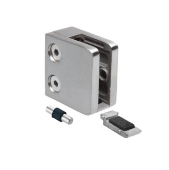 Klaasikinnitus 45k2, klaasile 6-10,76mm, kinnitus kandilisele profiilile, AISI 304, POLEER