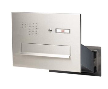 Postkast, läbi müüri, võimaldab paigaldada fonolukku, 270*370mm, metall, C4 - Image 8