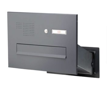Postkast, läbi müüri, võimaldab paigaldada fonolukku, 270*370mm, metall, C4 - Image 6