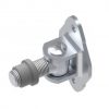 Hing M18 ankruplaadiga, keevitatav puks raamile, ovaalne plaat 100*60mm, tsink