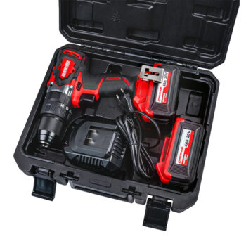 Raider Industrial harjadeta akutrell 20V, 62 Nm, 2×4Ah aku ja kohver – RDI-CDB01 - Image 2