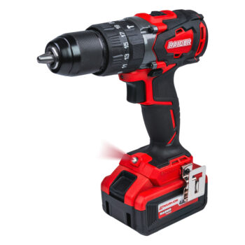 Raider Industrial harjadeta akutrell 20V, 62 Nm, 2×4Ah aku ja kohver – RDI-CDB01 - Image 3