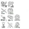 (R20)Akutrell, 44Nm, 0-1400 rpm, 20V Li-ion, kiirpadrun 10mm,1,35kg, ilma laadija ja akuta, RDP-SCD20S SOLO - Image 4