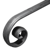 Sepispiirde käsipuu ots 50*14mm/H180*L300mm, pinnakatetta