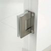 Klaasukse hing ECO(sein-klaas) 55*90mm, hing plaadi keskel, klaasile 6-10mm, ukse max kaal 45kg, roostevaba, Poleer, AISI304 - Image 2