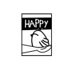 Seinakaunistus "Happy", 700*500/2mm, metallist, värvus must (RAL9005) - Image 3