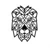 Seinakaunistus "Aslan", 700*500/2mm, metallist, värvus must (RAL9005) - Image 3