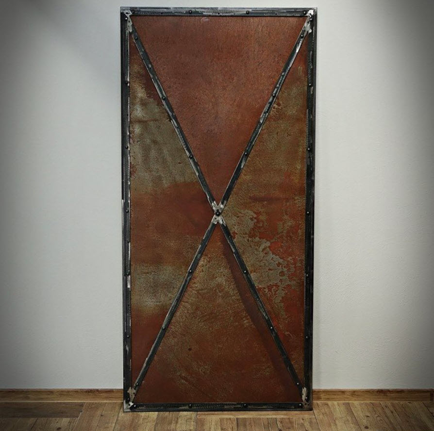 liuguks rusty metal loft stiilis interjöör