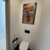 3D seinakunst CUBISM, H900 * 600mm, taasakasutatud metall - Image 13