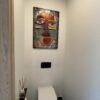 3D seinakunst CUBISM, H900 * 600mm, taasakasutatud metall - Image 14