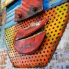 3D seinakunst CUBISM, H900 * 600mm, taasakasutatud metall - Image 7