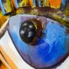 3D seinakunst CUBISM, H900 * 600mm, taasakasutatud metall - Image 8