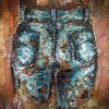3D seinakunst JEANS 2, H1000 * 1000mm, taasakasutatud metall - Image 6