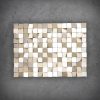3D seinakunst LOFT MOSAIIK H1200 * 750mm, taaskasutatud metall ja puit