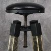 Baaripukk LOFTER BLACK TAP, istumis osa reguleeritav 750-950mm, mänd, nahk, metall värvitud mustaks - Image 3