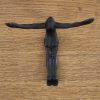 Riidenagi HÜPPA, H130mm, malm, must värv - Image 3