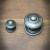 Kapinupp ROSETT, malm, värvus metall, 25mm (RETRO) - Image 6