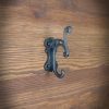 Riidenagi, H110mm, metall, must värv - Image 2