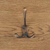 Riidenagi KOLMIK, H115mm, malm, antiikne vask - Image 2