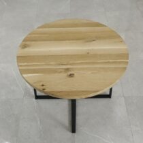 ümmargune tammepuidust lauaplaat ROTUNDA