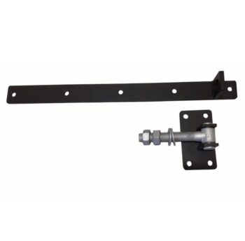 Latthing reguleeritava hingega M24, latt 600*50mm, plaat 150*80mm, Zn+must värv - Image 3