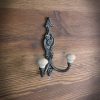 Riidenagi FRENCH, malm, H155mm, värvus metall, keraamilised nupud - Image 2