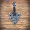 Riidenagi WC, malm, H100mm, värvus metall - Image 3