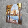 3D seinakunst KRAKOW, H1000 * 1000mm, taasakasutatud metall - Image 3
