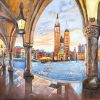 3D seinakunst KRAKOW, H1000 * 1000mm, taasakasutatud metall - Image 5