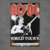 Dekoratiivne metallist silt "AC/DC WORLD TOUR" 300*200mm