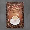 Dekoratiivne metallist silt "COFFEE TIME" 200*300mm