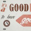 Dekoratiivne metallist silt "GOOD DAY" 150*300mm - Image 2