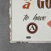 Dekoratiivne metallist silt "GOOD DAY" 150*300mm - Image 4