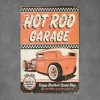 Dekoratiivne metallist silt "HOT ROD GARAGE" 300*200mm