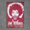 Dekoratiivne metallist silt "JIMI HENDRIX" 300*200mm