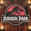 Dekoratiivne metallist silt "JURASSIC PARK 2" 300*200mm - Image 2