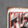 Dekoratiivne metallist silt "KISS ZOZO" 300*200mm - Image 3
