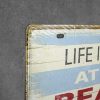 Dekoratiivne metallist silt "LIFE IS GOOD" 150*300mm - Image 3