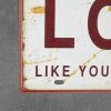Dekoratiivne metallist silt "LOVE 3" 150*300mm - Image 4