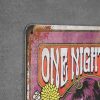 Dekoratiivne metallist silt "NIGHT WITH JANIS JOPLIN" 300*200mm - Image 3