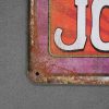 Dekoratiivne metallist silt "NIGHT WITH JANIS JOPLIN" 300*200mm - Image 4