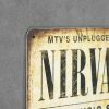 Dekoratiivne metallist silt "NIRVANA CONCERT" 300*200mm - Image 3