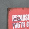 Dekoratiivne metallist silt "OASIS QUOTES" 300*200mm - Image 3