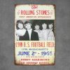 Dekoratiivne metallist silt "ROLLING STONES MASSACHUSETTS" 300*200mm