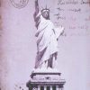 Dekoratiivne metallist silt "STATUE OF LIBERTY" 300*200mm - Image 2
