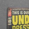 Dekoratiivne metallist silt "UNDER PRESSURE" 300*200mm - Image 3