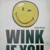 Dekoratiivne metallist silt "WINK IF YOU WANT ME" 200*300mm - Image 2